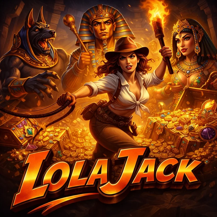 Lola leads the expedition into a tomb full of gold